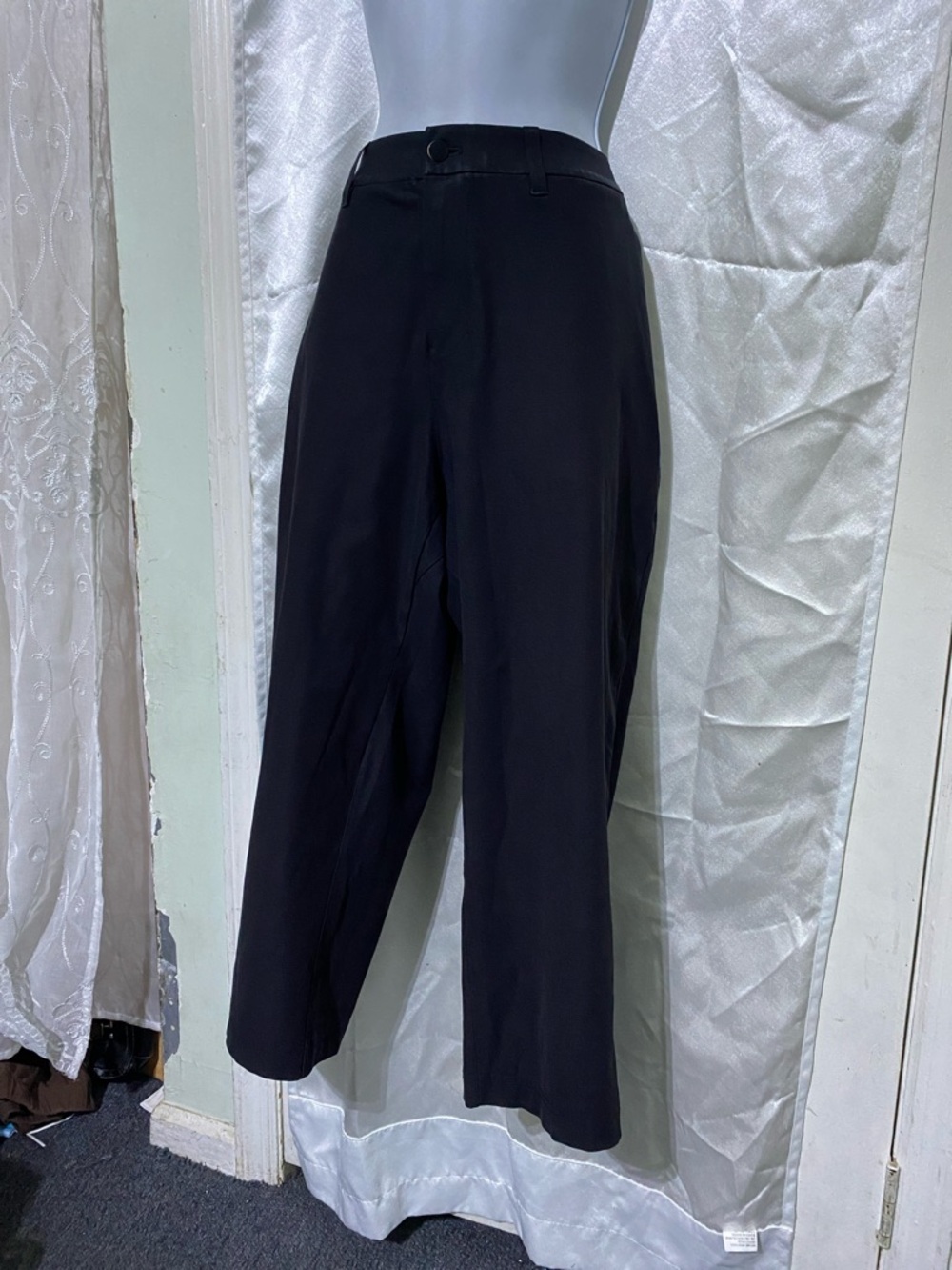 Lululemon Men's Classic Black Dress Pants - Tailored Straight Leg